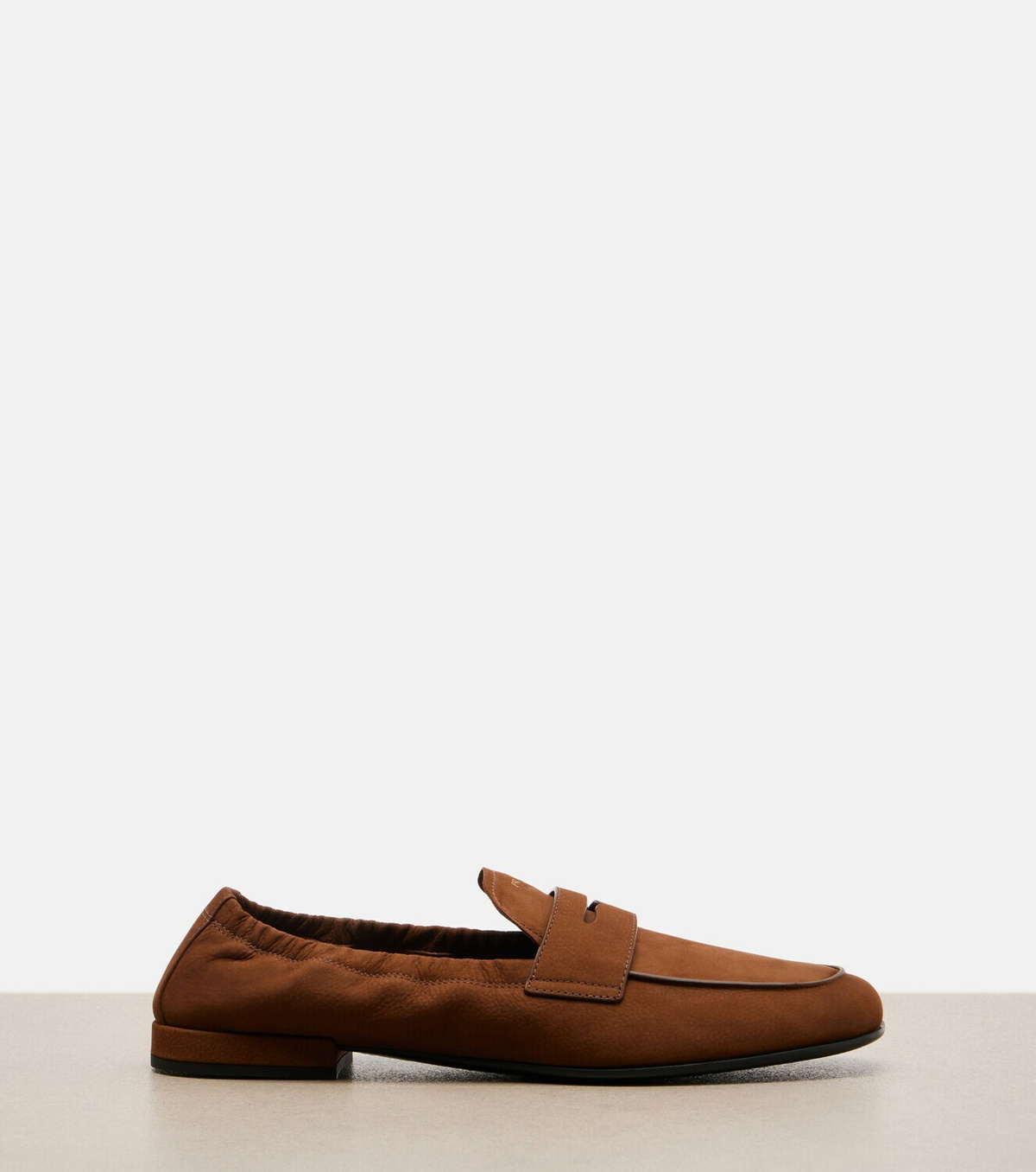 Prada Leather penny loafers