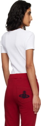Vivienne Westwood White Cap Sleeve Bodysuit