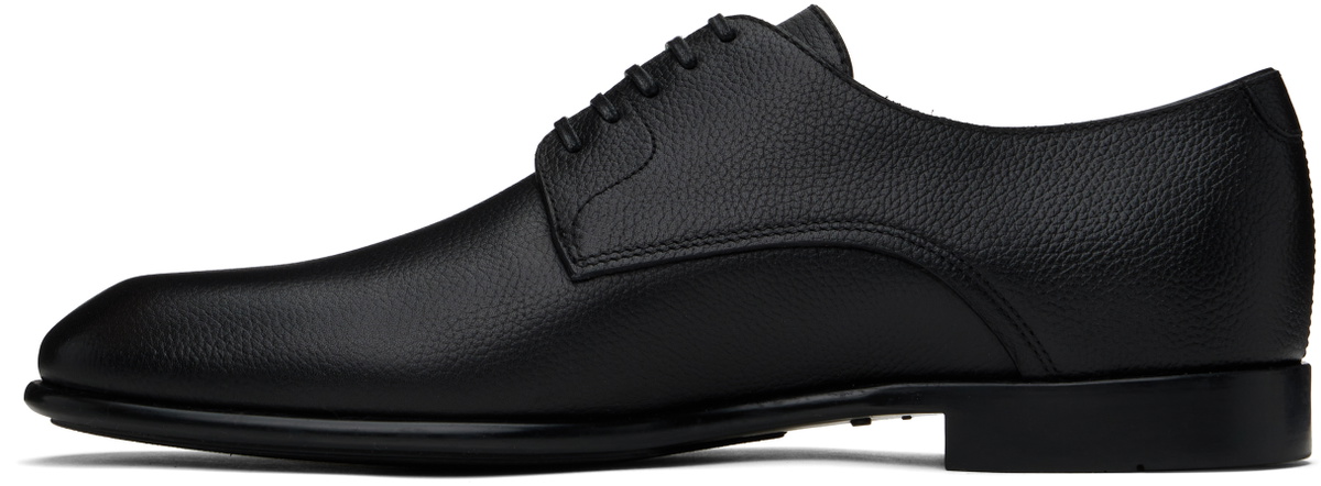 Ferragamo Black Two Tone Derbys