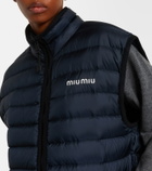 Miu Miu Paneled down vest
