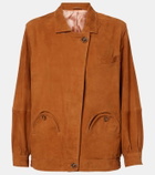 Blazé Milano Viva Cleo suede bomber jacket