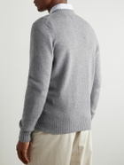 De Petrillo - Merino Wool and Cashmere-Blend Sweater - Gray