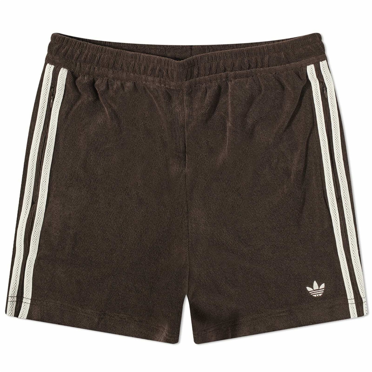 Photo: Adidas Consortium x Wales Bonner Twill Shorts in Dark Brown