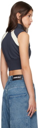 AMBUSH Navy Sleeveless Sweat Vest