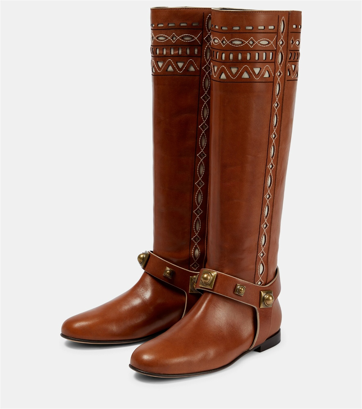Etro - Embellished leather boots Etro