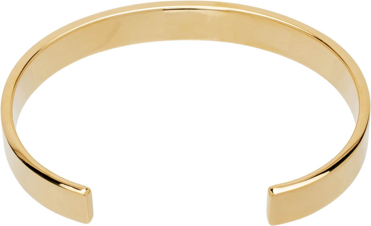★Maison Margiela★ Logo Bracelet Gold SM1UY0065SV0158950 SM MM6 Maison Margiela Gold Minimal Logo Bracelet MM6 Maison