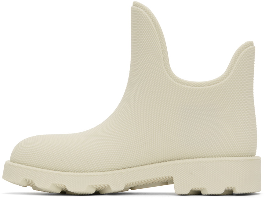 【関税＆送料込み】Burberry Marsh Stamp Low Ankle Boots Rubber Marsh Stamp Low Boots​ in Black - Women | Burberry