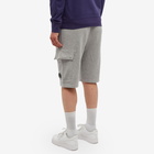 C.P. Company Men's Pocket Lens Sweat Short in Grey Melange