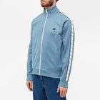 Fred Perry Authentic Men's Taped Track Jacket in Ash Blue