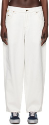 Dime Off-White Baggy Jeans