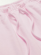 Acne Studios - Wide-Leg Logo-Embroidered Cotton-Jersey Sweatpants - Pink