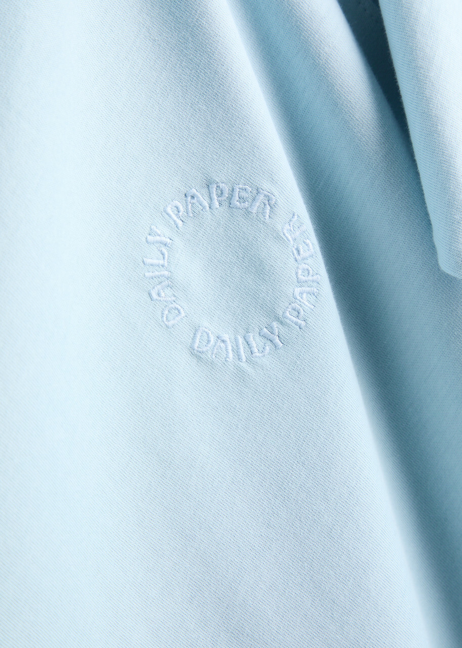 Daily Paper Orbit Logo Cotton T-shirt Light Blue