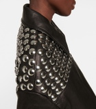 Khaite - Studded leather jacket