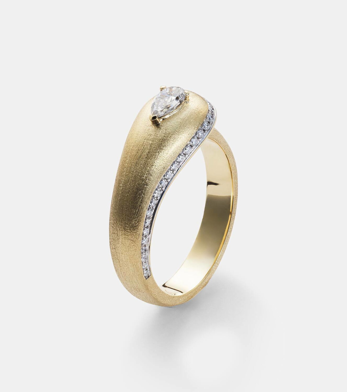 Rainbow K Prestige 18kt gold ring with diamonds