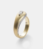 Rainbow K Prestige 18kt gold ring with diamonds