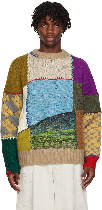 Photo: ADER error Multicolor Combine Sweater