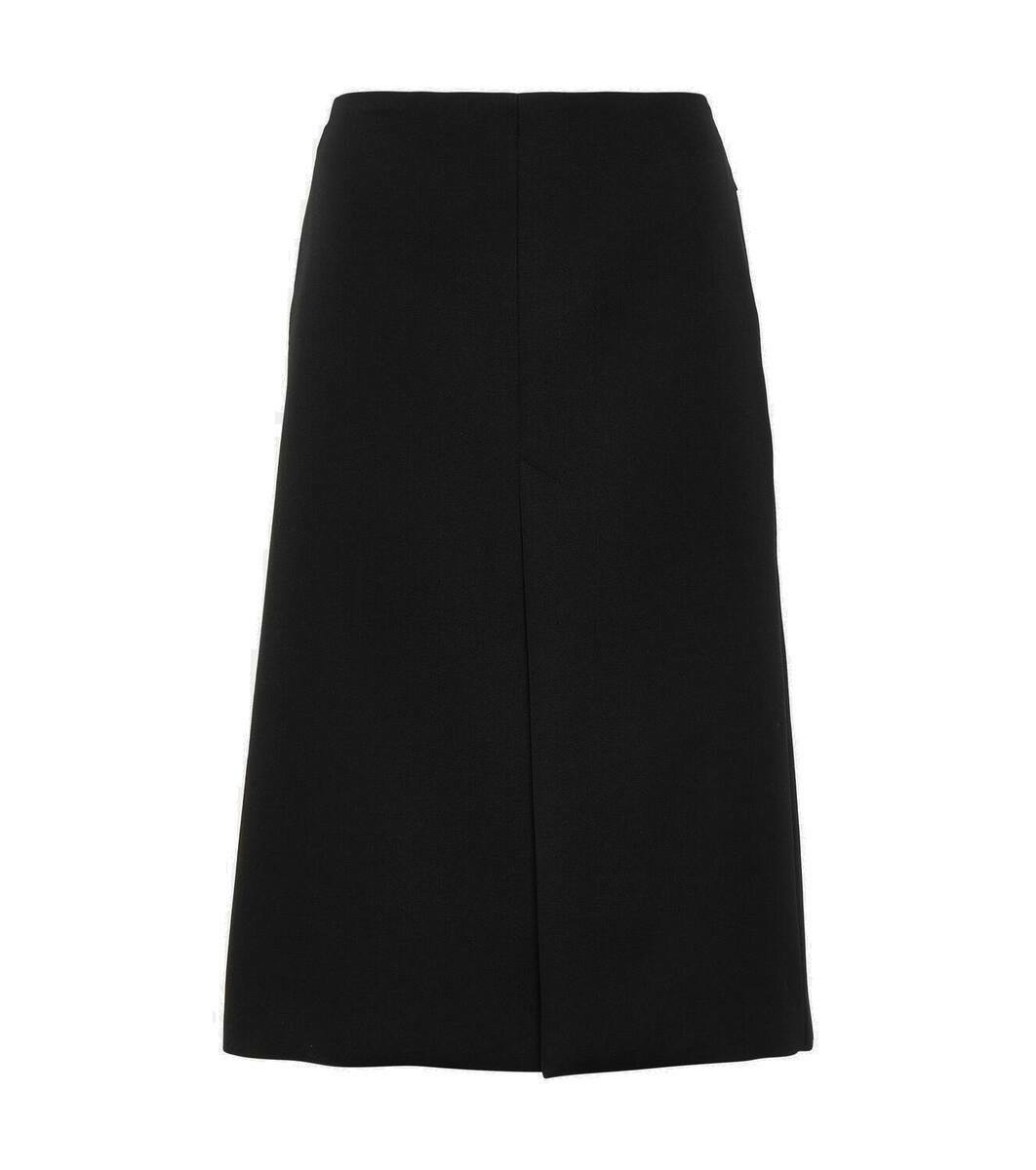 Net Logo Slip Midi Skirt