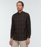 Auralee - Checked wool shirt