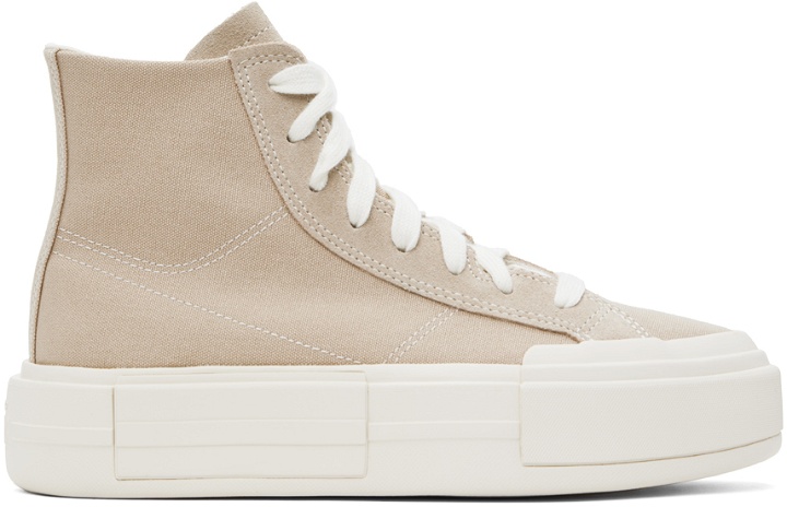 Photo: Converse Beige Chuck Taylor All Star Cruise High Top Sneakers