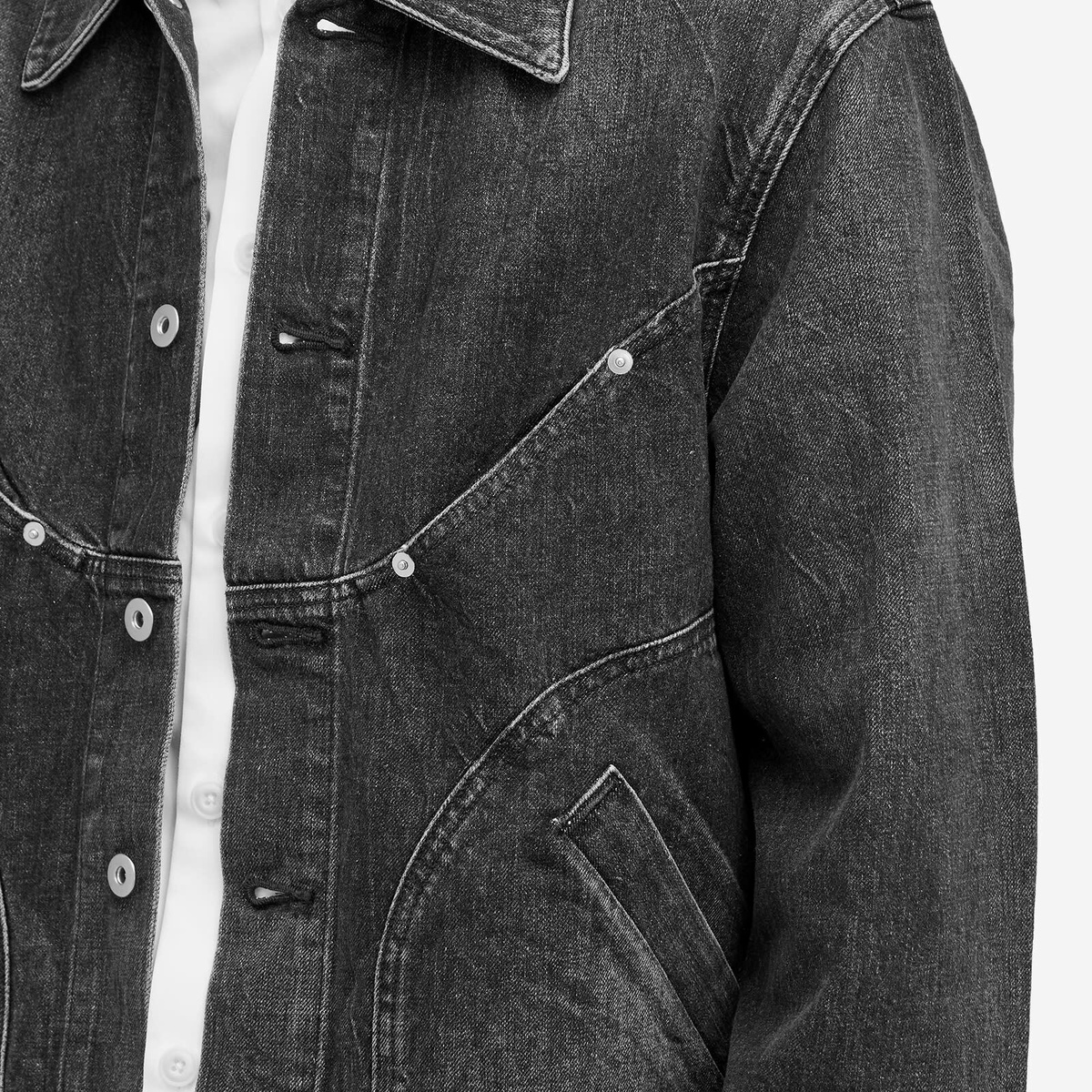 Sage Nation Men's Vintage Denim Jiji Jacket in Black Vintage