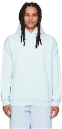Dime Blue Embroidered Hoodie