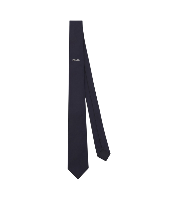 Photo: Prada Logo silk tie