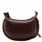 Isabel Marant Women's Oskan Moon Shoulder Bag in Burgundy