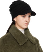 Max Mara Black Pavidi Beanie