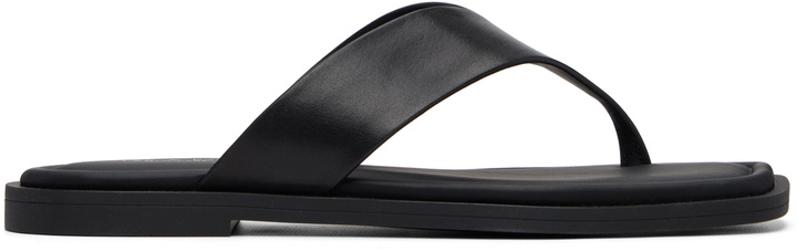 Photo: rag & bone Black Gracie Thong Sandals