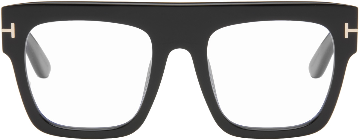 TOM FORD Black Renee Square Blue Light Glasses