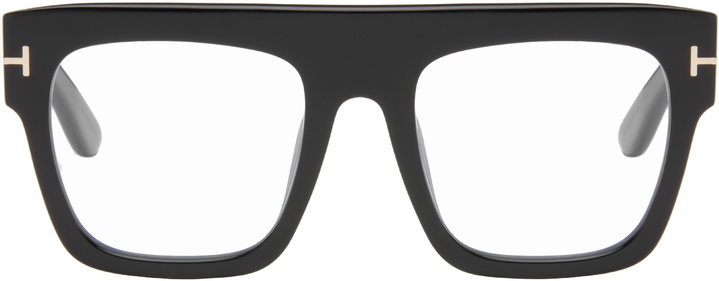 Photo: TOM FORD Black Renee Square Blue Light Glasses