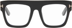 TOM FORD Black Renee Square Blue Light Glasses