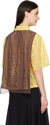 UNDERCOVER Yellow & Brown UP1F1406 Shirt