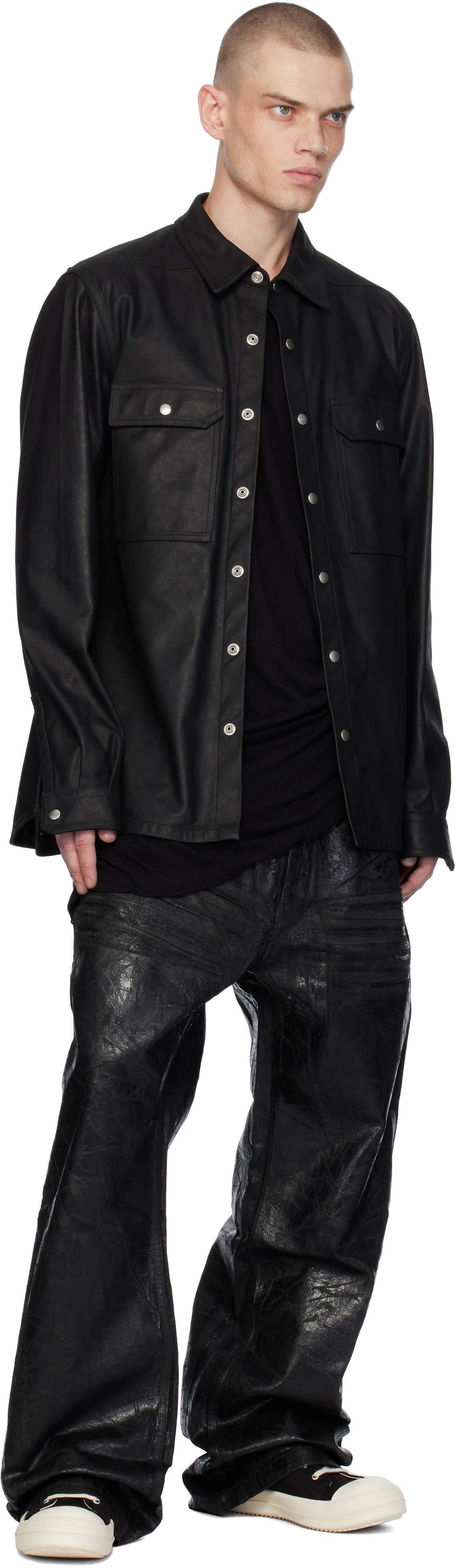 【Rick Owens】ブラック Porterville Geth ジーンズ Black Porterville Geth Jeans by Rick Owens on Sale