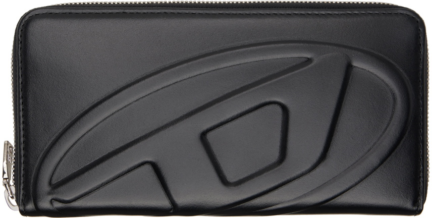 【新品】DIESEL 1dr-Fold Continental Zip L Diesel Black 1DR-Fold Continental Wallet Diesel