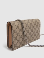 GUCCI Petite Marmont Leather Wallet On Chain