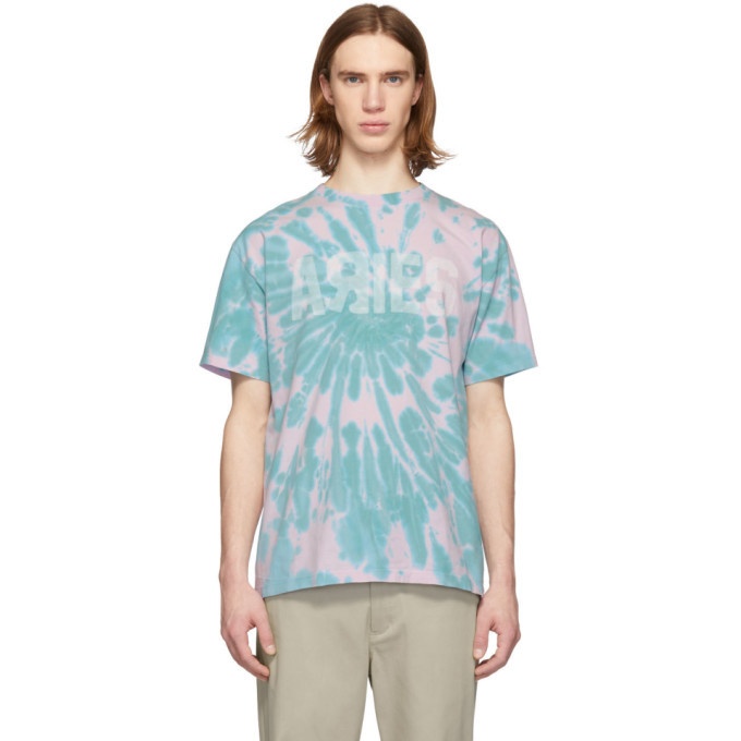 Photo: Aries Pink and Green Tie-Dye Go Your Own Way T-Shirt
