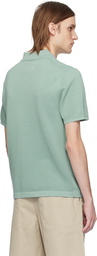 Reigning Champ Green Supima Pique Ace Polo