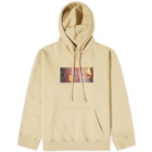 MM6 Maison Margiela Men's Graphic Back Print Hoody in Gold