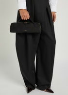 Alaïa Le Teckel Suede Clutch - Black - One Size