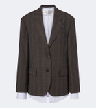 Acne Studios Checked wool-blend blazer