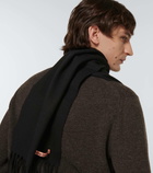 Acne Studios Fringed wool scarf