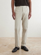 Boglioli - Straight-Leg Cotton-Blend Suit Trousers - Neutrals