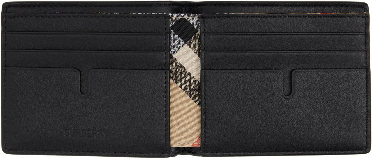 Burberry Black Knight Stamp Bifold Wallet