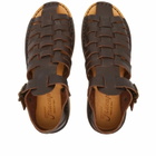 Fracap D025 Sandal in Brown