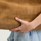 Tom Wood Why Me Ring Gold Top in Silver/Gold