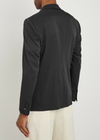 Dolce & Gabbana Tela Lana Stretch-wool Blazer Black