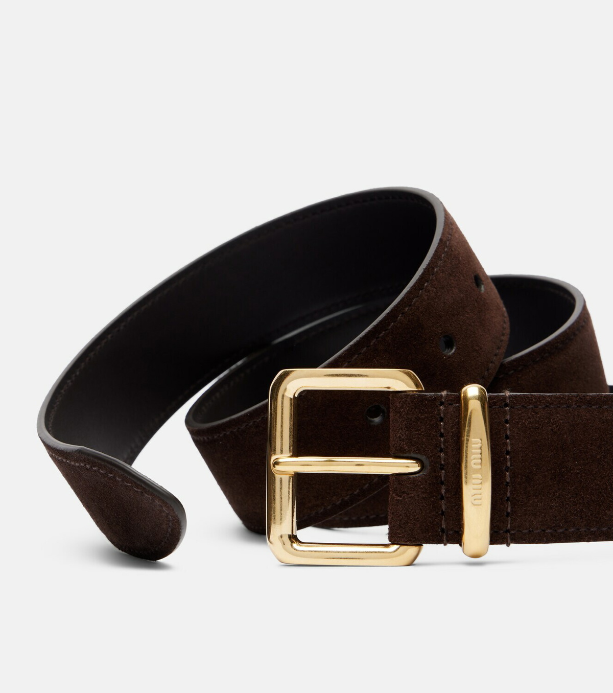 Miu Miu Suede belt