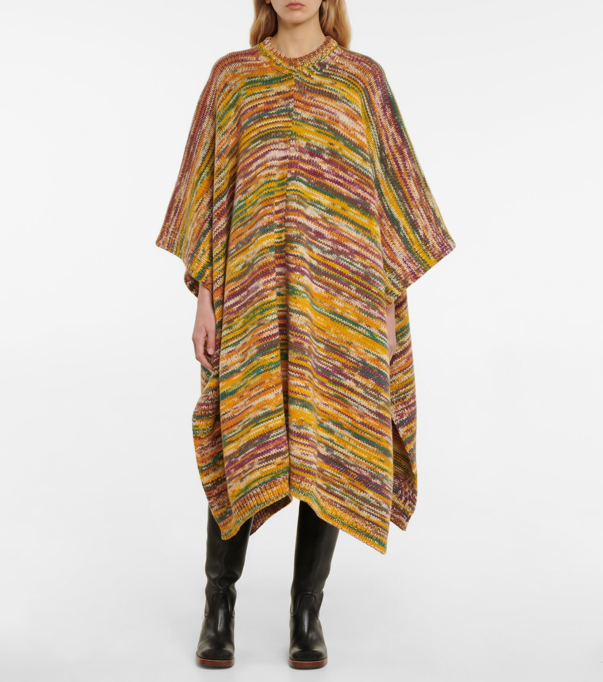 Gabriela Hearst - Lopez striped cashmere poncho