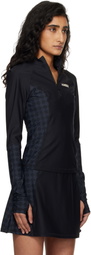 AMIRI Black & Navy MA Quad Long Sleeve T-shirt